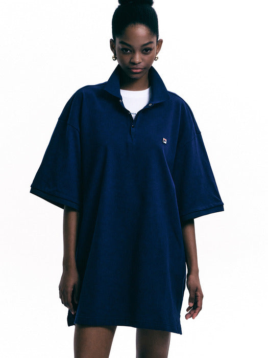 Fila Oversized Pique Short-Sleeve T-Shirt 462
