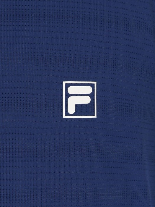 [fila] Tennis Round Neck Jacquard Short Sleeve T-Shirt_FS262RS11M001_462