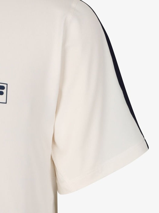 [fila] Tennis Henley Neck Jacquard Short-Sleeve T-Shirt_FS262RS11M004_462