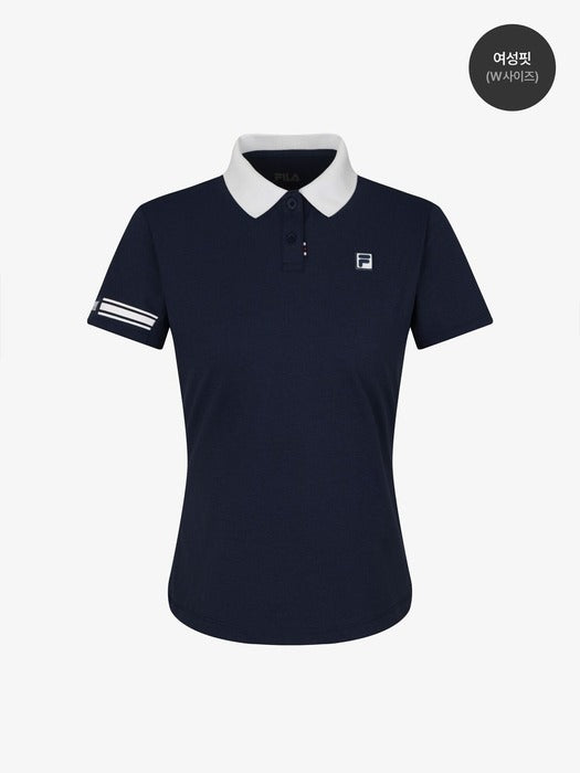 Fila Tennis Sorona Color Block Collar T-shirt 472