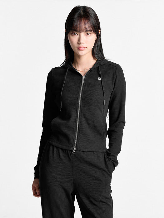 Fila Women's Ribbed Hoodie Zip-up