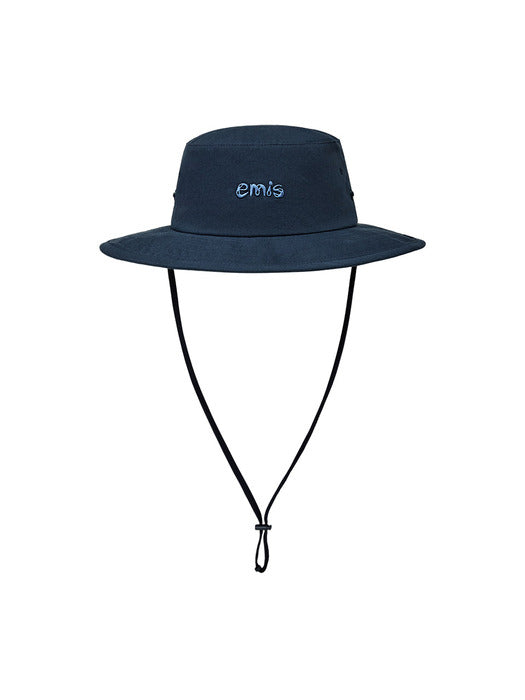 Emis Coastal Cotton Bucket Hat-Navy