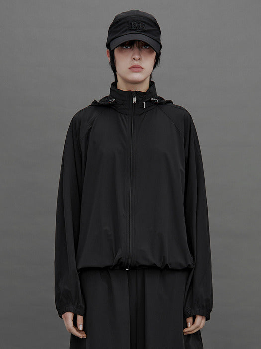 Wconcept_Treemingbird Tmb Active Packable Hooded Jumper [ Black ]