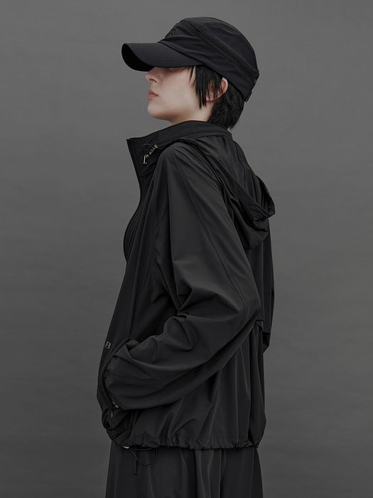 Wconcept_Treemingbird Tmb Active Packable Hooded Jumper [ Black ]