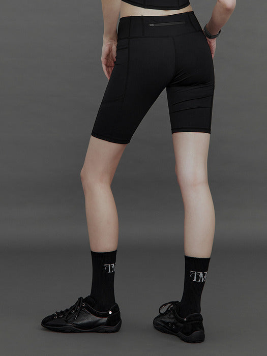 Wconcept_Treemingbird Tmb Active Flex Biker Shorts [ Black ]