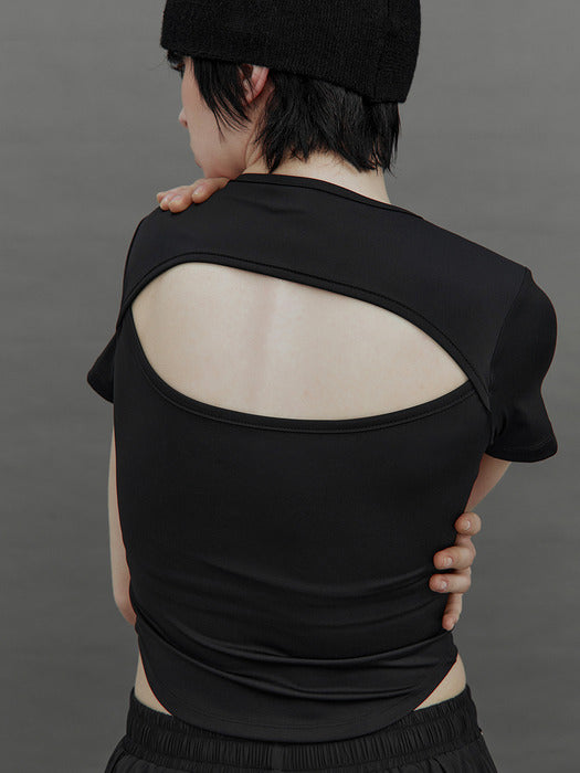 Wconcept_Treemingbird Tmb Active Open-Back Top [ Black ]