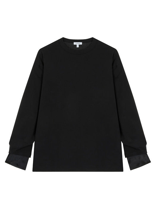 [vunque] En Haut Layered T-shirt (En Haut Layered T-shirt) Black