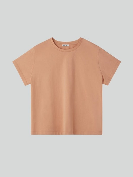 Recto Logo Cap Sleeve Top (Salmon)
