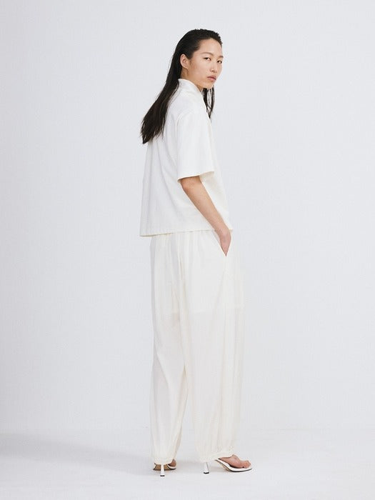 Recto Banding Jogger Suit Pants (Ivory)