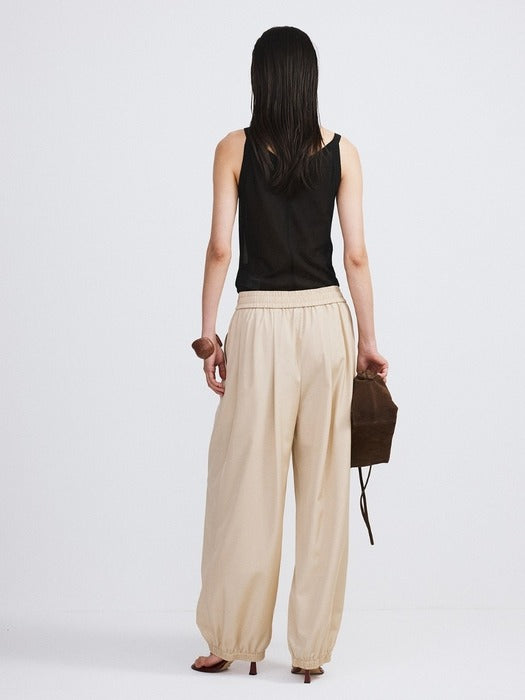 Recto Banding Jogger Suit Pants (Light Beige)