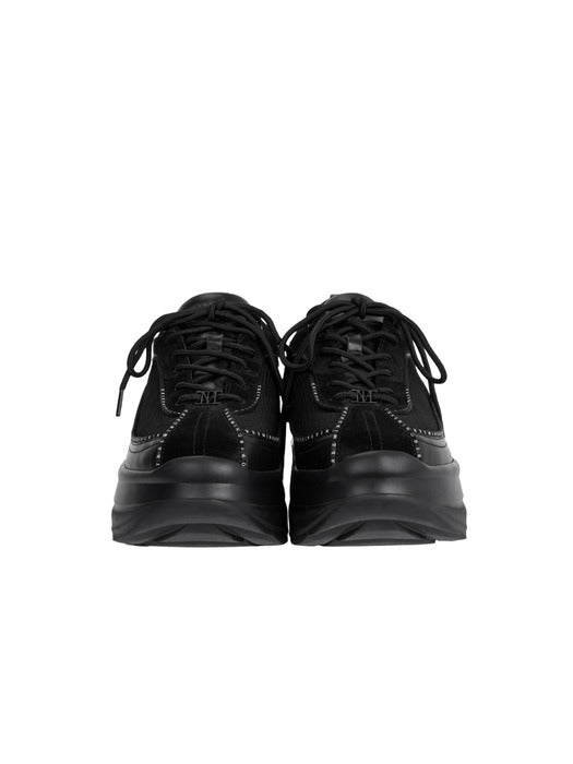 Wconcept_Treemingbird Flatform Mesh Sneakers [ Black ]