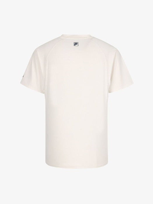 [fila] Tennis Round Neck Jacquard Short Sleeve T-Shirt_FS262RS11M001_191