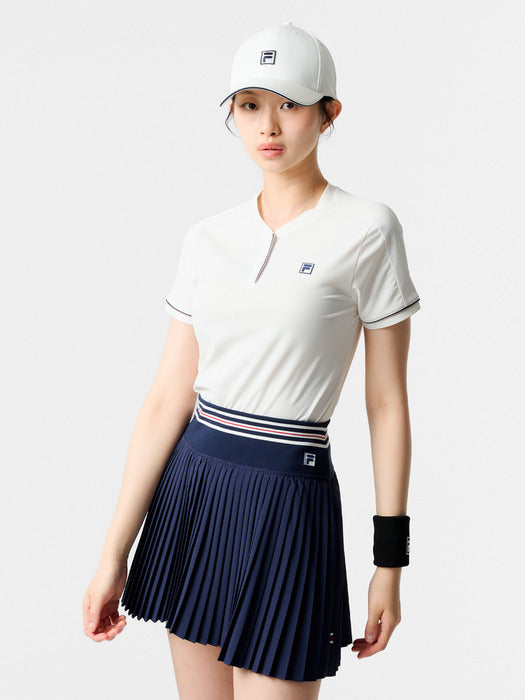 [fila] Tennis Dry Lafite Henley Neck Short-Sleeve T-Shirt_FS262RS11U004_191
