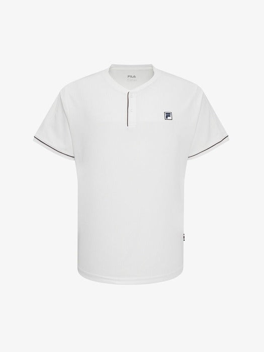 [fila] Tennis Dry Lafite Henley Neck Short-Sleeve T-Shirt_FS262RS11U004_191