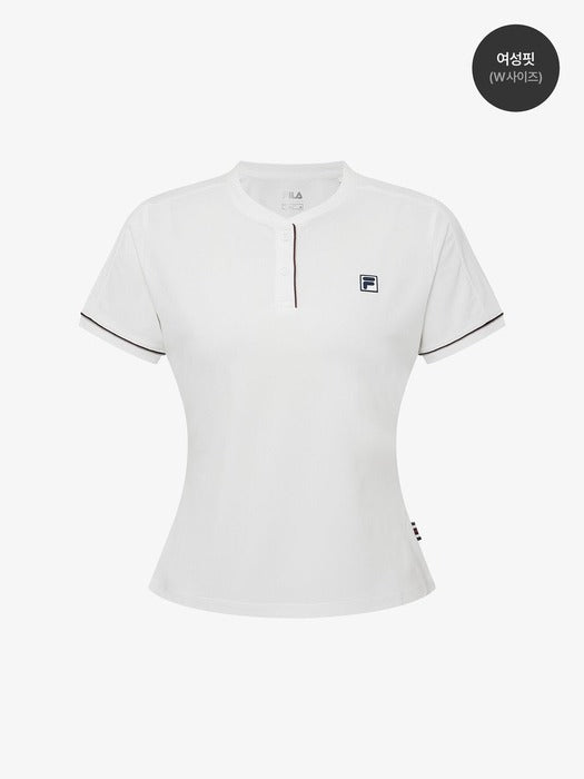 [fila] Tennis Dry Lafite Henley Neck Short-Sleeve T-Shirt_FS262RS11U004_191