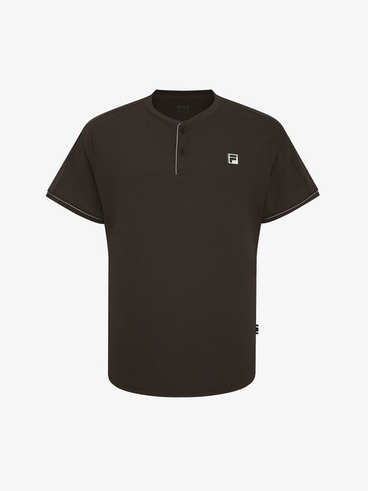 Fila Tennis Dry Lafite Henley Neck Short-Sleeve T-shirt 234