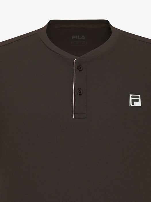Fila Tennis Dry Lafite Henley Neck Short-Sleeve T-shirt 234
