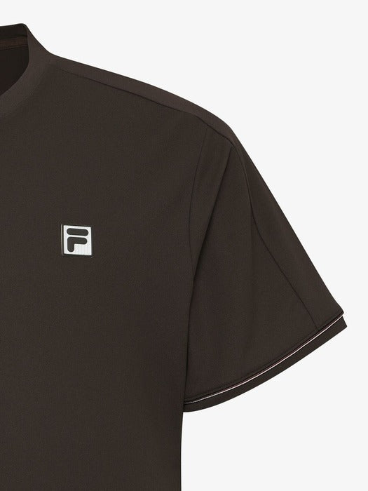 Fila Tennis Dry Lafite Henley Neck Short-Sleeve T-shirt 234