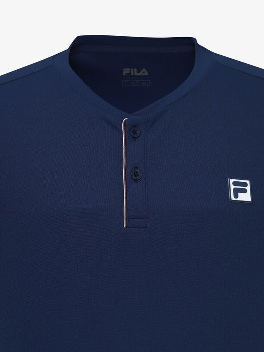 Fila Tennis Dry Lafite Henley Neck Short Sleeve T-Shirt 462