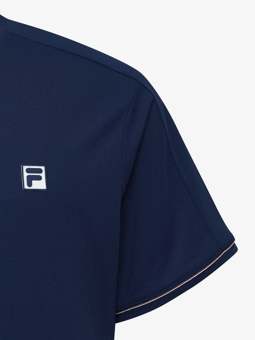 Fila Tennis Dry Lafite Henley Neck Short Sleeve T-Shirt 462
