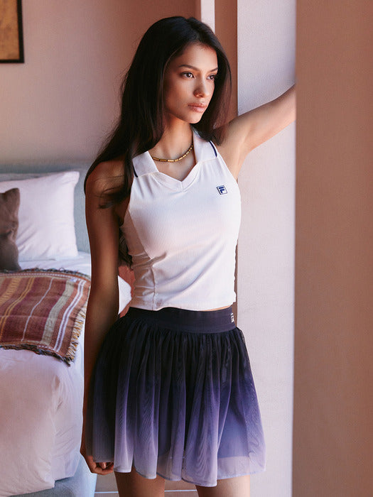 Fila Tennis Power Net Gathered Skirt