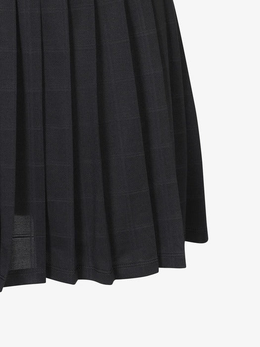 [fila] Tennis Jacquard Pleats Skirt_FS262SK11F004_001