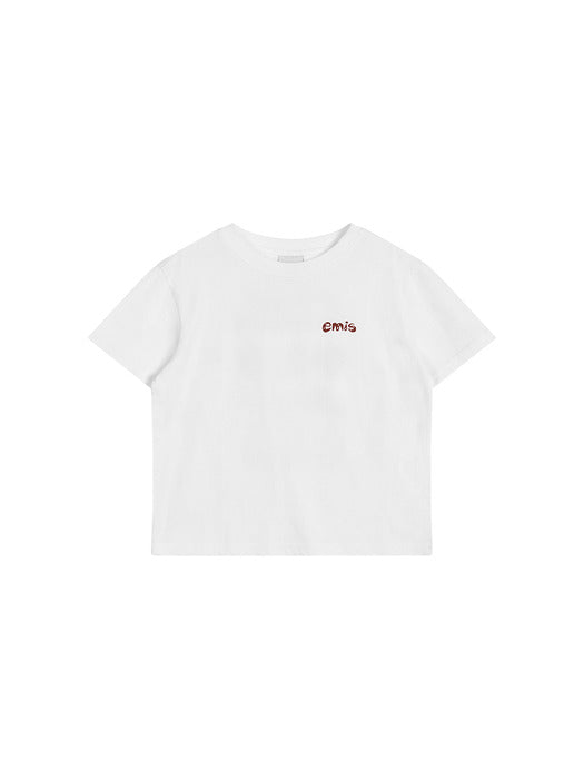 Emis (W) Coastal Baby T-Shirt-White