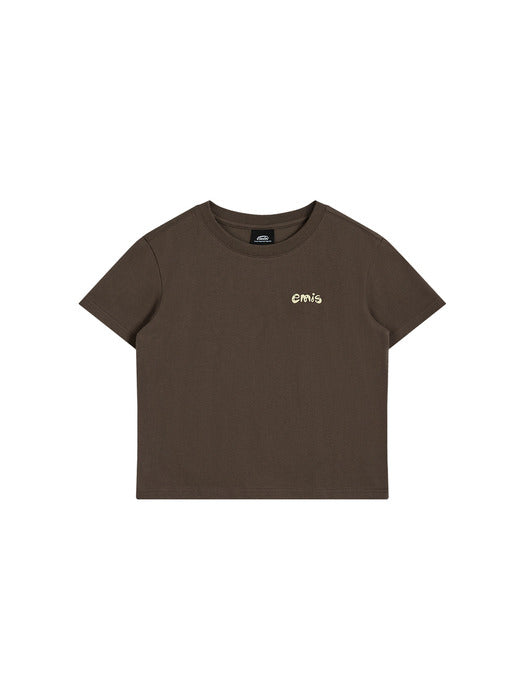 Emis (W) Coastal Baby T-Shirt-Brown