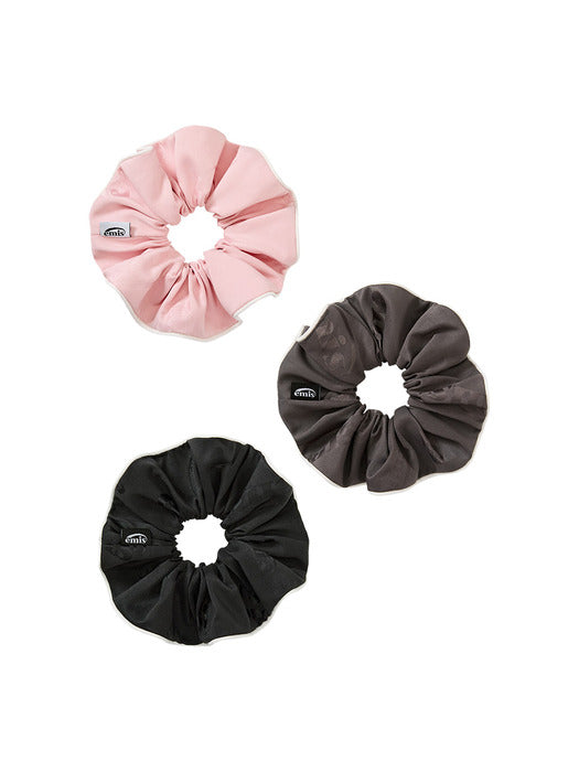 Emis Logo Jacquard Scrunchie