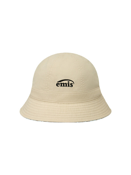 Emis Coastal Reversible Bucket Hat-Beige