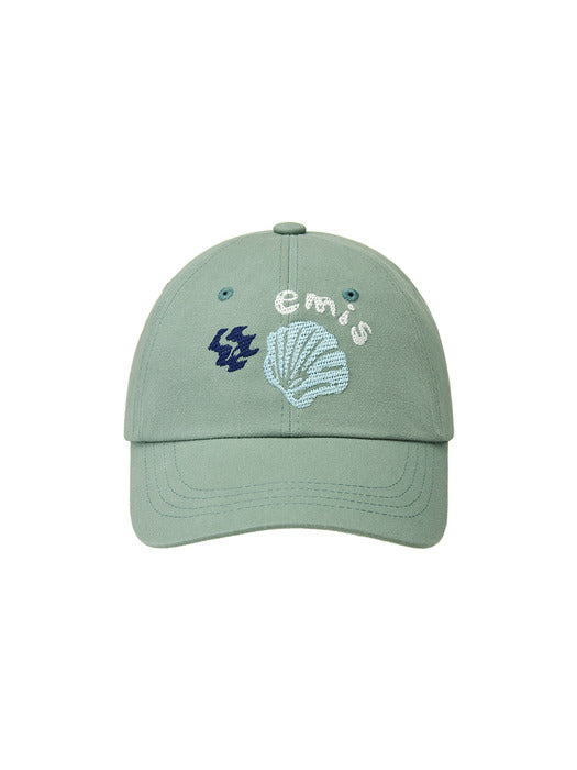 Emis Coastal Ball Cap-Light Green