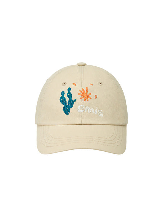 Emis Coastal Ball Cap-Beige