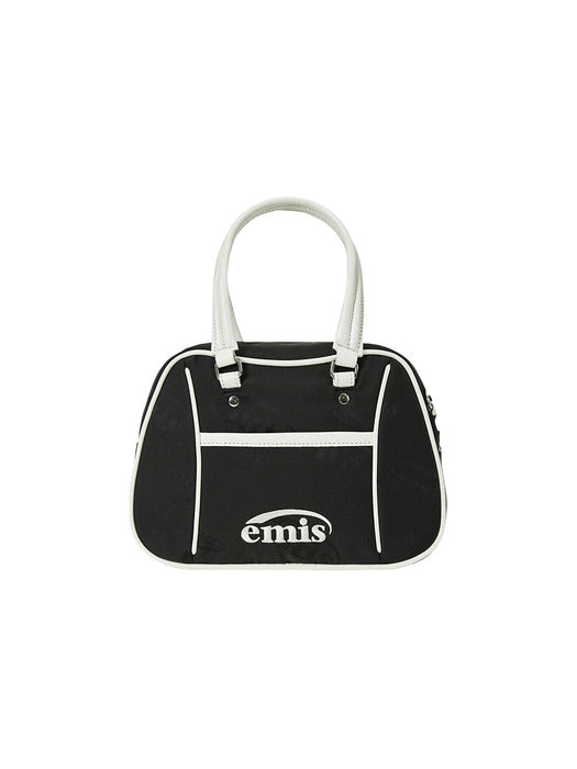 Emis Logo Jacquard Tote Bag-Black