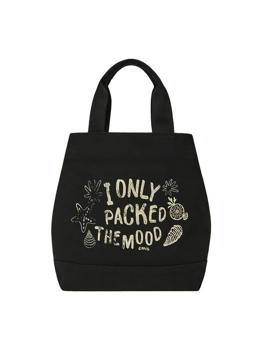 Emis Quote Coastal Tote Bag-Black
