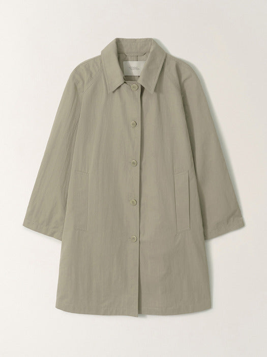 Nothing Written Light balmacaan trench (Beige)