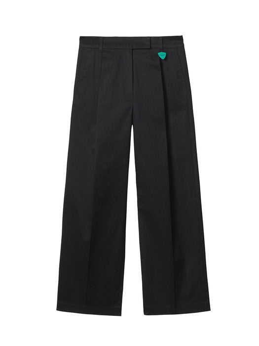 Instantfunk Pintuck Wide Pants - Beige