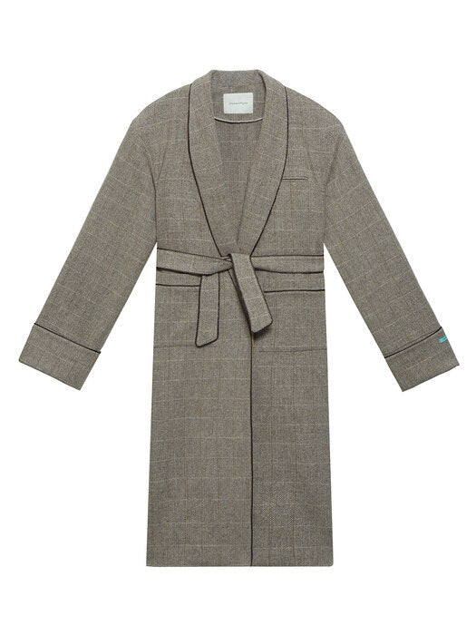 Instantfunk Coloris Wool Long Coat - Beige
