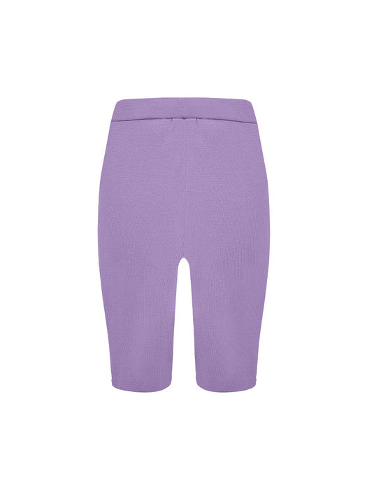 [Instantfunk] Knitwear Bike Shorts - Purple