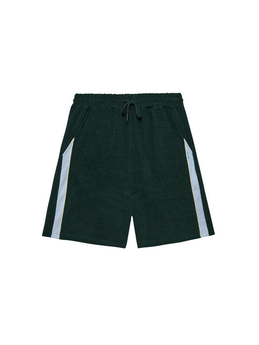 Instantfunk Ms Boucle Sweat Half Pants - Green