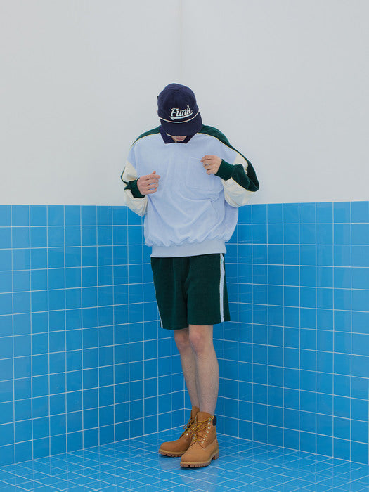 Instantfunk Ms Boucle Sweat Half Pants - Green