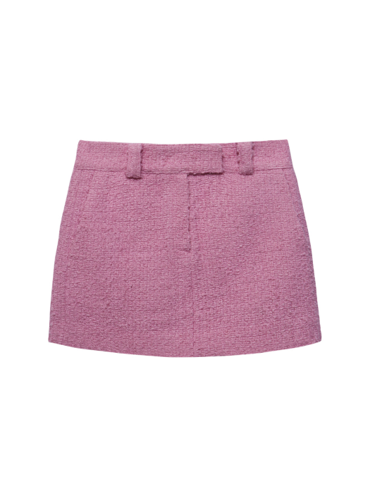 Instantfunk Wool Mini Skirt - Pink
