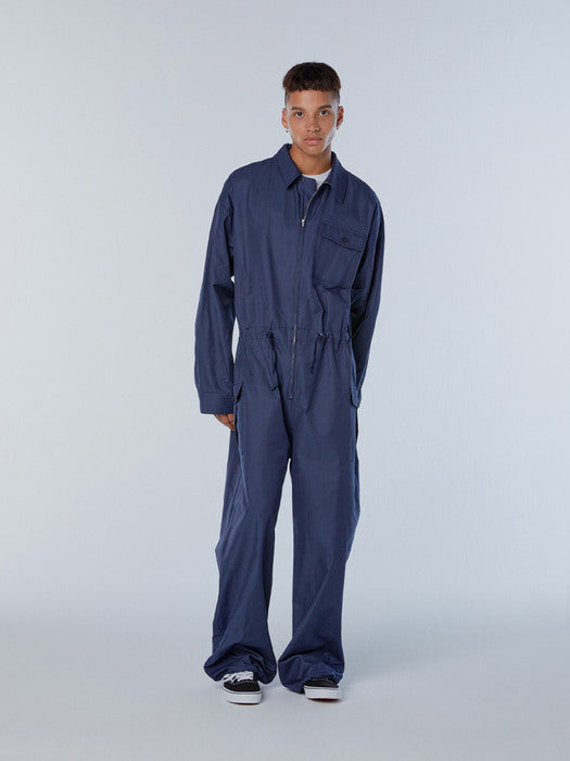 Instantfunk Ms Zip-Up Jumpsuit - Navy