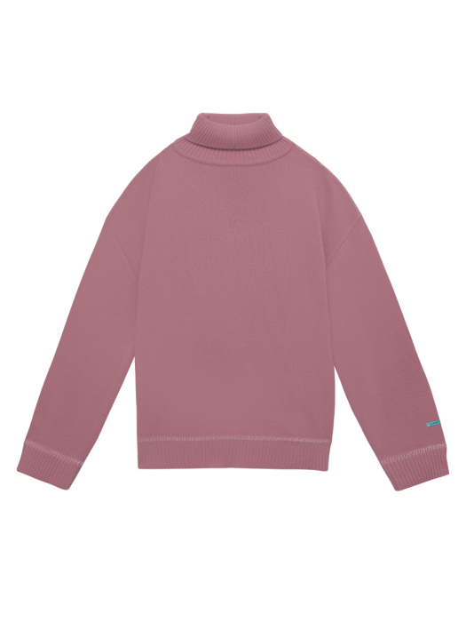 Instantfunk Ms Stitch Wool Turtleneck Knitwear - Pink