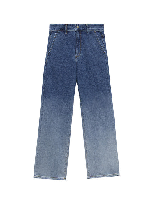 Instantfunk Ms Gradation Denim Pants - Blue