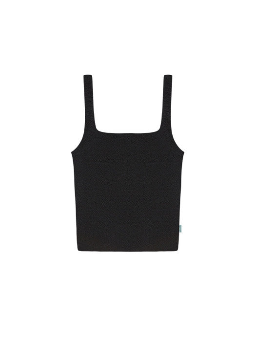 Instantfunk Tactel Knitwear Top - Black