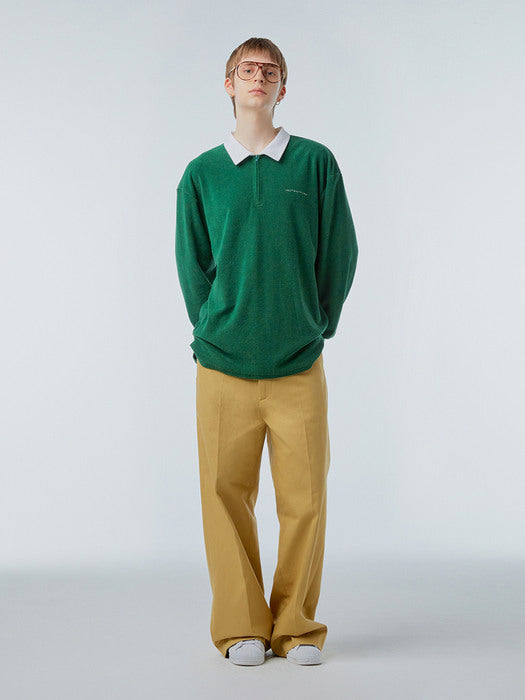 Instantfunk Ms Cotton Wide Pants - Beige