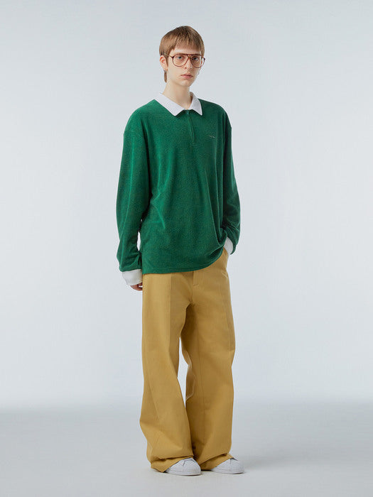 [Instantfunk] Ms Cotton Wide Pants - Beige