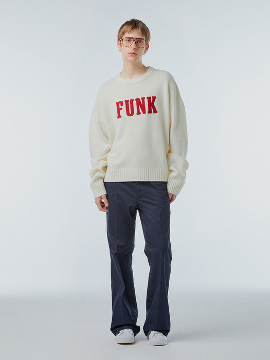 Instantfunk Ms Semi Bootcut Trousers - Navy