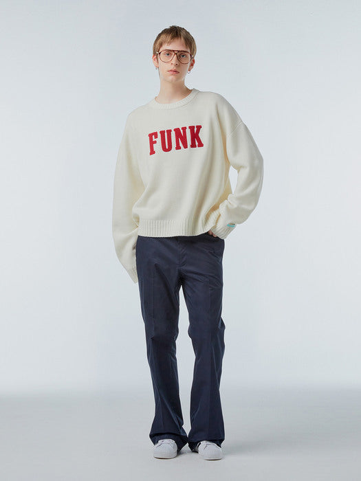 Instantfunk Ms Semi Bootcut Trousers - Navy