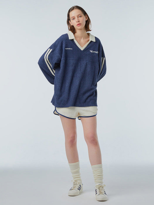 Instantfunk Boucle Shorts - Ivory